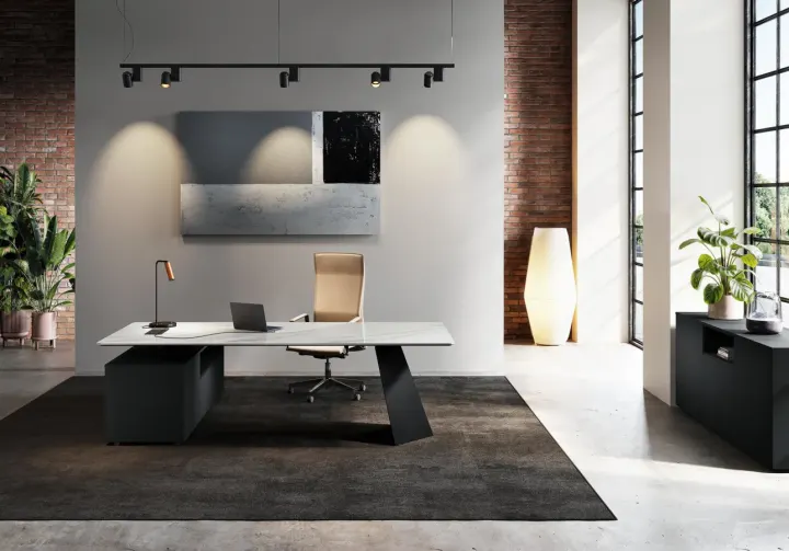 Monolith Executive Desk by Las Group