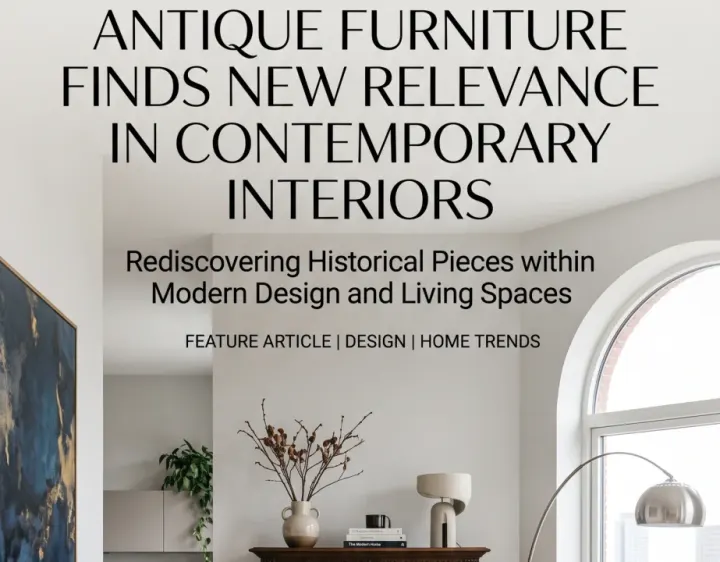 Antique Furniture Finds New Relevance in Contemporary Interiors