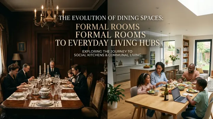 The Evolution of Dining Spaces: From Formal Rooms to Everyday Living Hubs