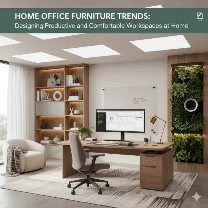 Home Office Furniture Trends: Designing Productive and Comfortable Workspaces at Home
