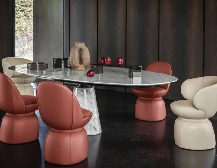 Poltrona Frau Mesa Ellipse Table: A Symphony of Timeless Design and Craftsmanship