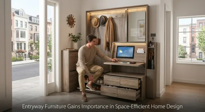 Entryway Furniture Gains Importance in Space-Efficient Home Design