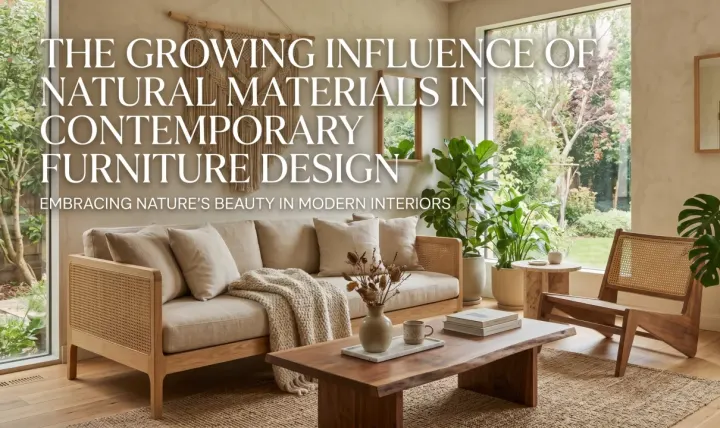 The Growing Influence of Natural Materials in Contemporary Furniture Design