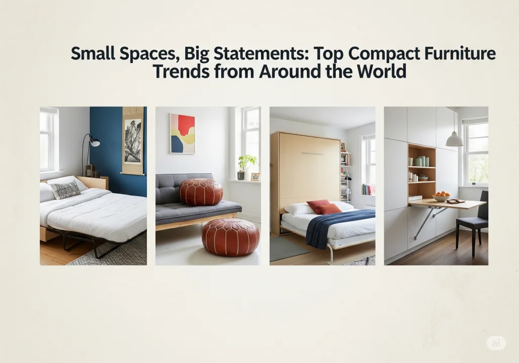 Small Spaces, Big Statements: Top Compact Furniture Trends from Around the World