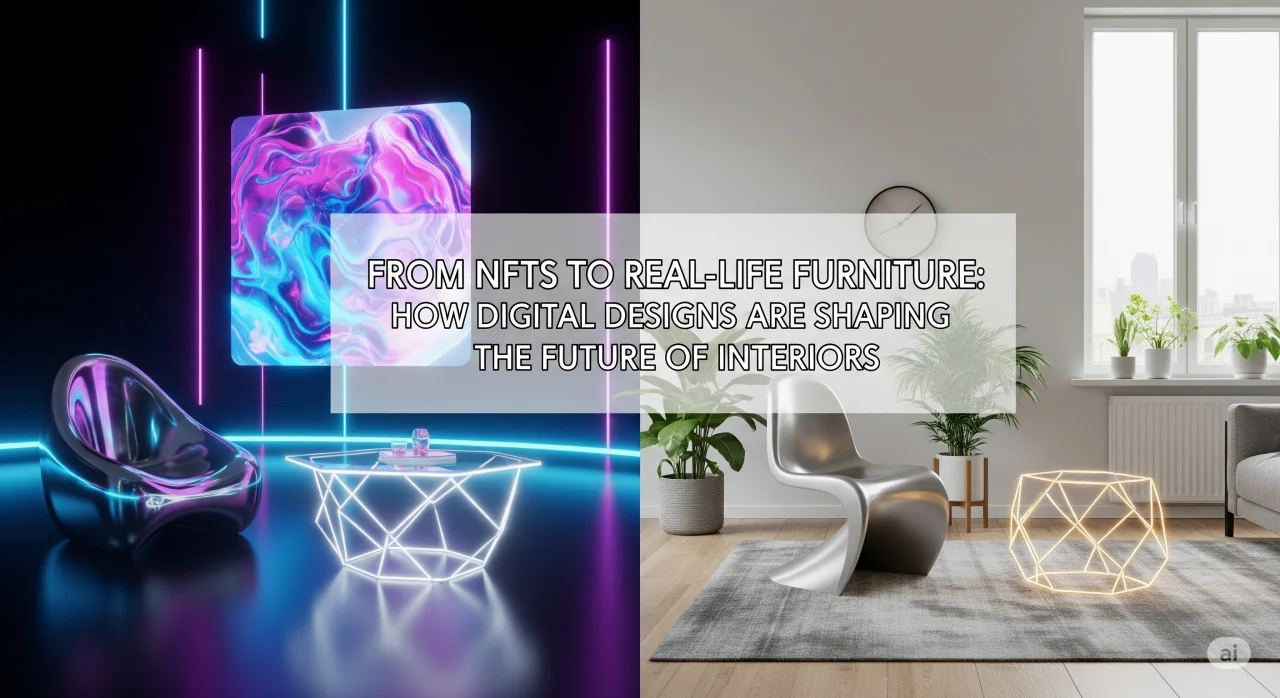 From NFTs to Real-Life Furniture: How Digital Designs Are Shaping the Future of Interiors