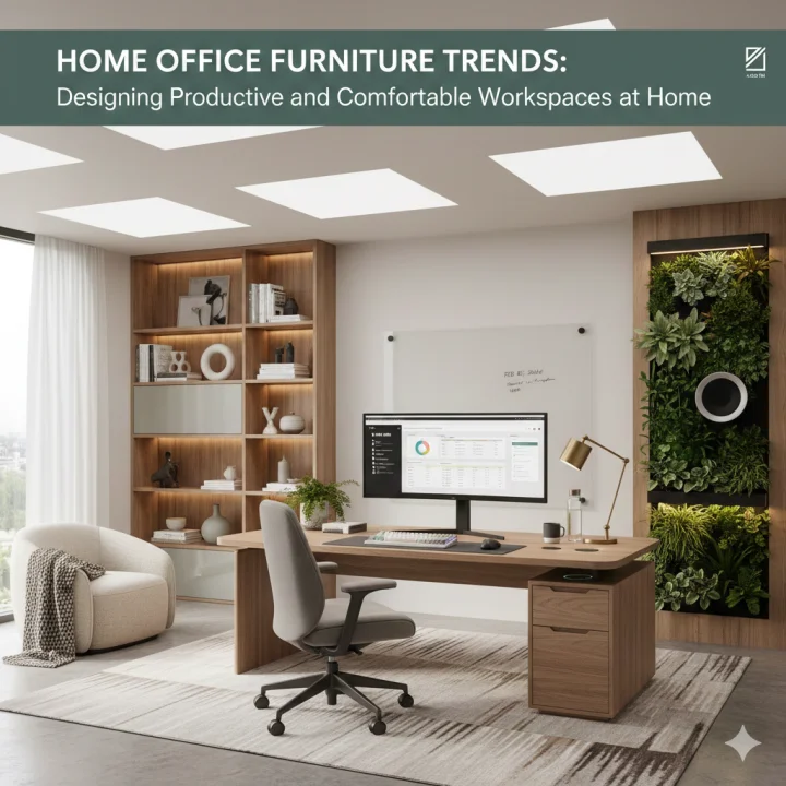 Home Office Furniture Trends: Designing Productive and Comfortable Workspaces at Home