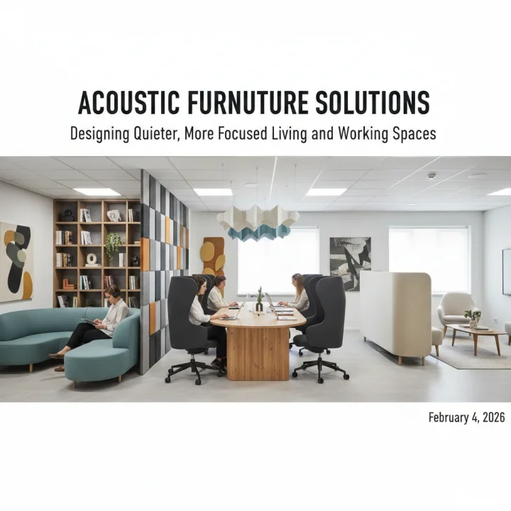 Acoustic Furniture Solutions: Designing Quieter, More Focused Living and Working Spaces