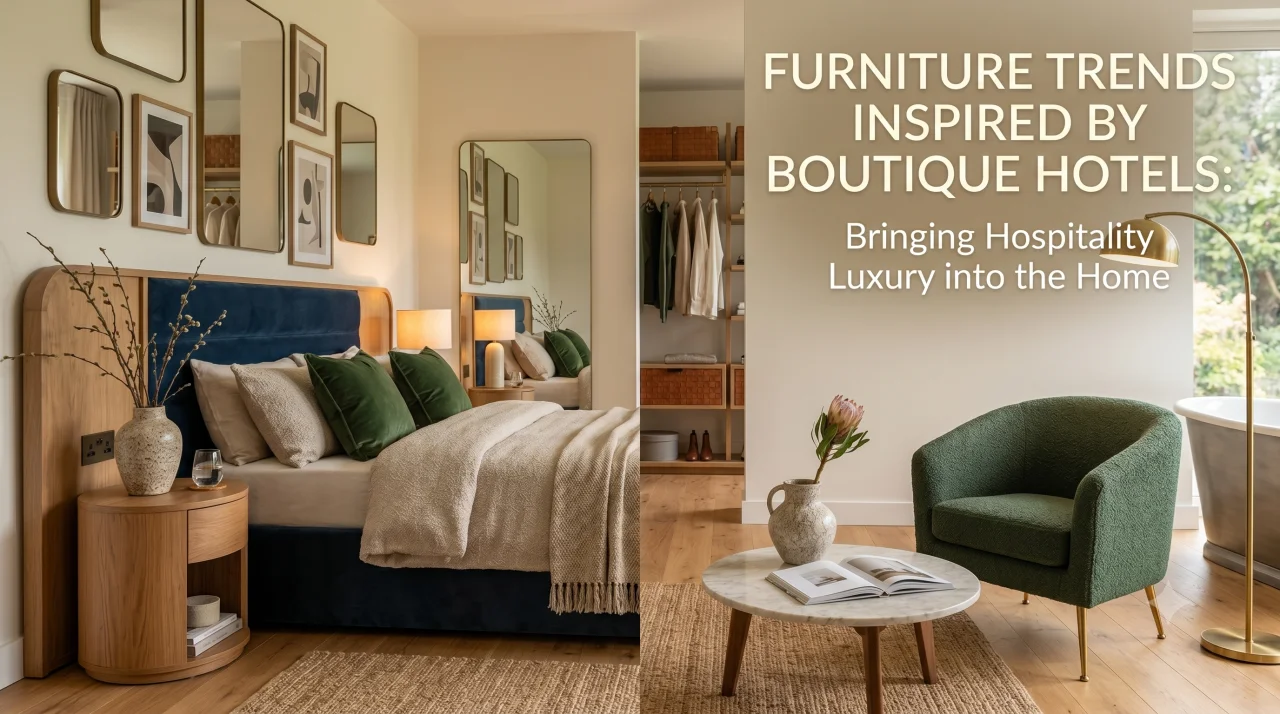 Furniture Trends Inspired by Boutique Hotels: Bringing Hospitality Luxury into the Home