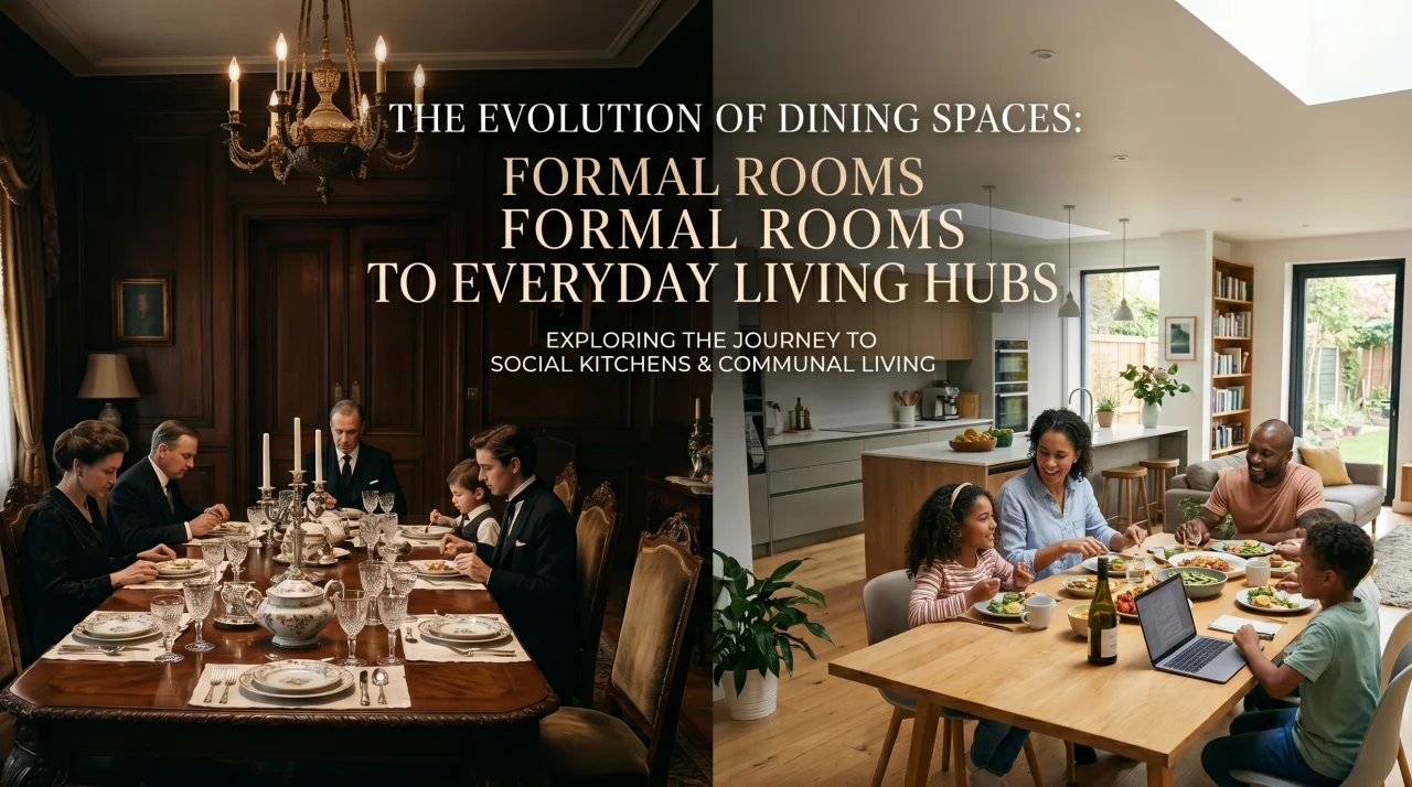 The Evolution of Dining Spaces: From Formal Rooms to Everyday Living Hubs