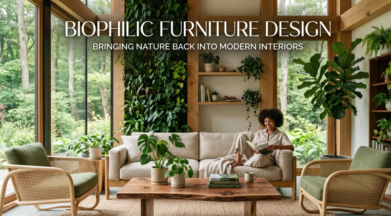 Biophilic Furniture Design: Bringing Nature Back Into Modern Interiors