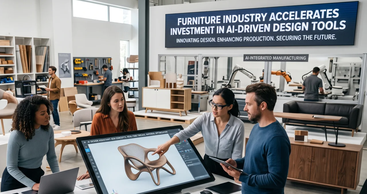 Furniture Industry Accelerates Investment in AI-Driven Design Tools
