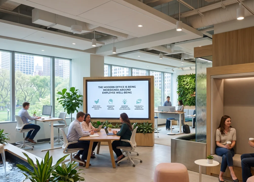 The Modern Office Is Being Redesigned Around Employee Well-Being