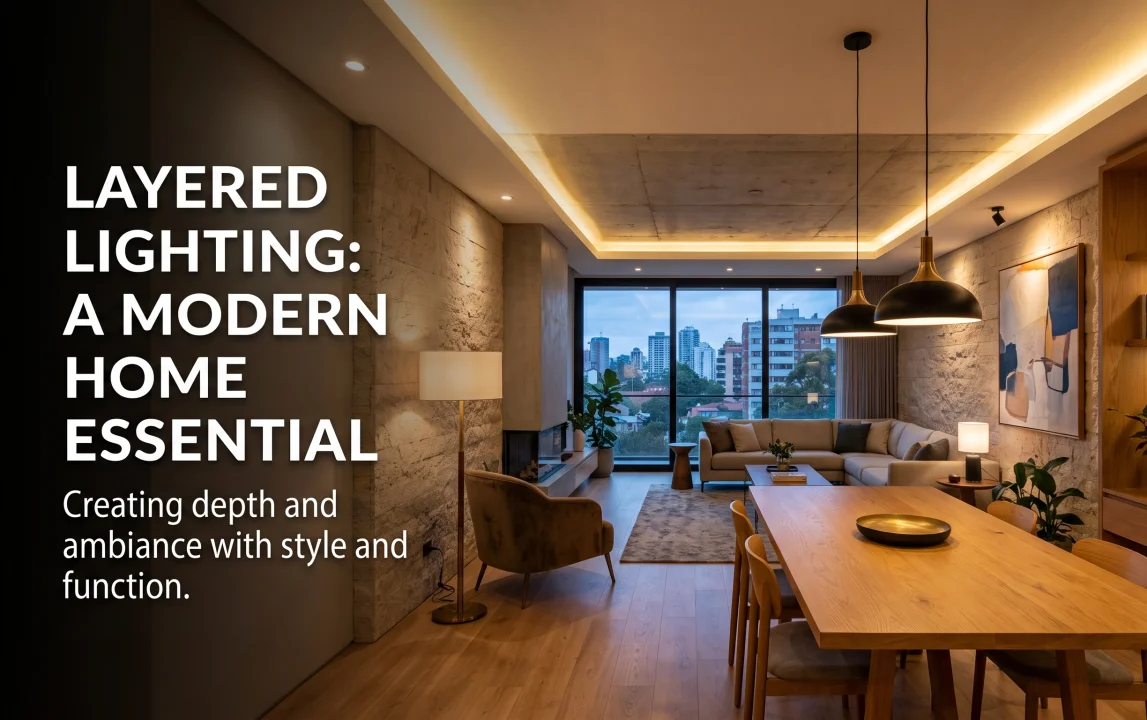 Layered Lighting Becomes Essential in Modern Interior Design