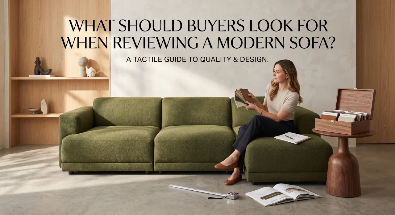 What Should Buyers Look for When Reviewing a Modern Sofa?