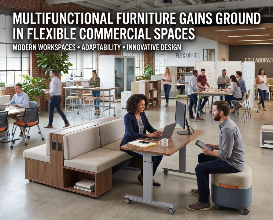 Multifunctional Furniture Gains Ground in Flexible Commercial Spaces