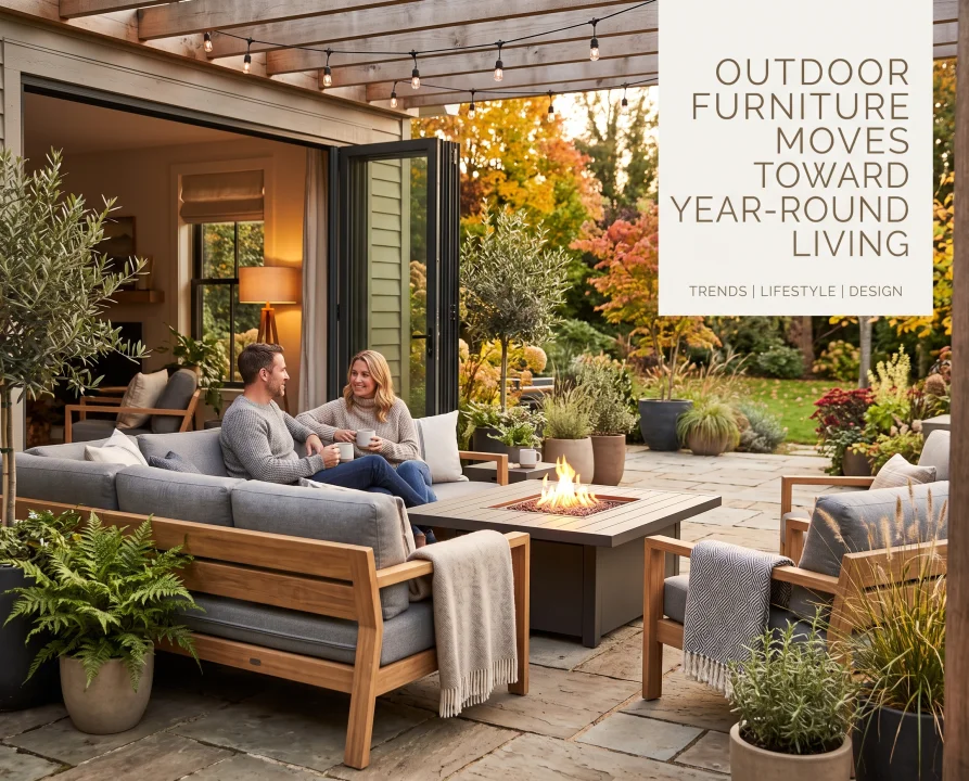 Outdoor Furniture Moves Toward Year-Round Living